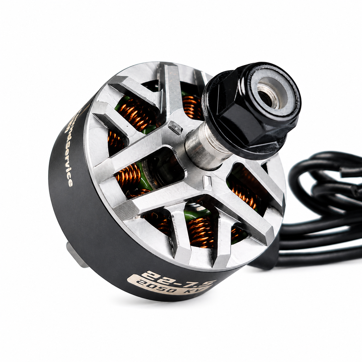 Angled view of PXRC Fierce 2207 2050KV FPV Brushless Motor