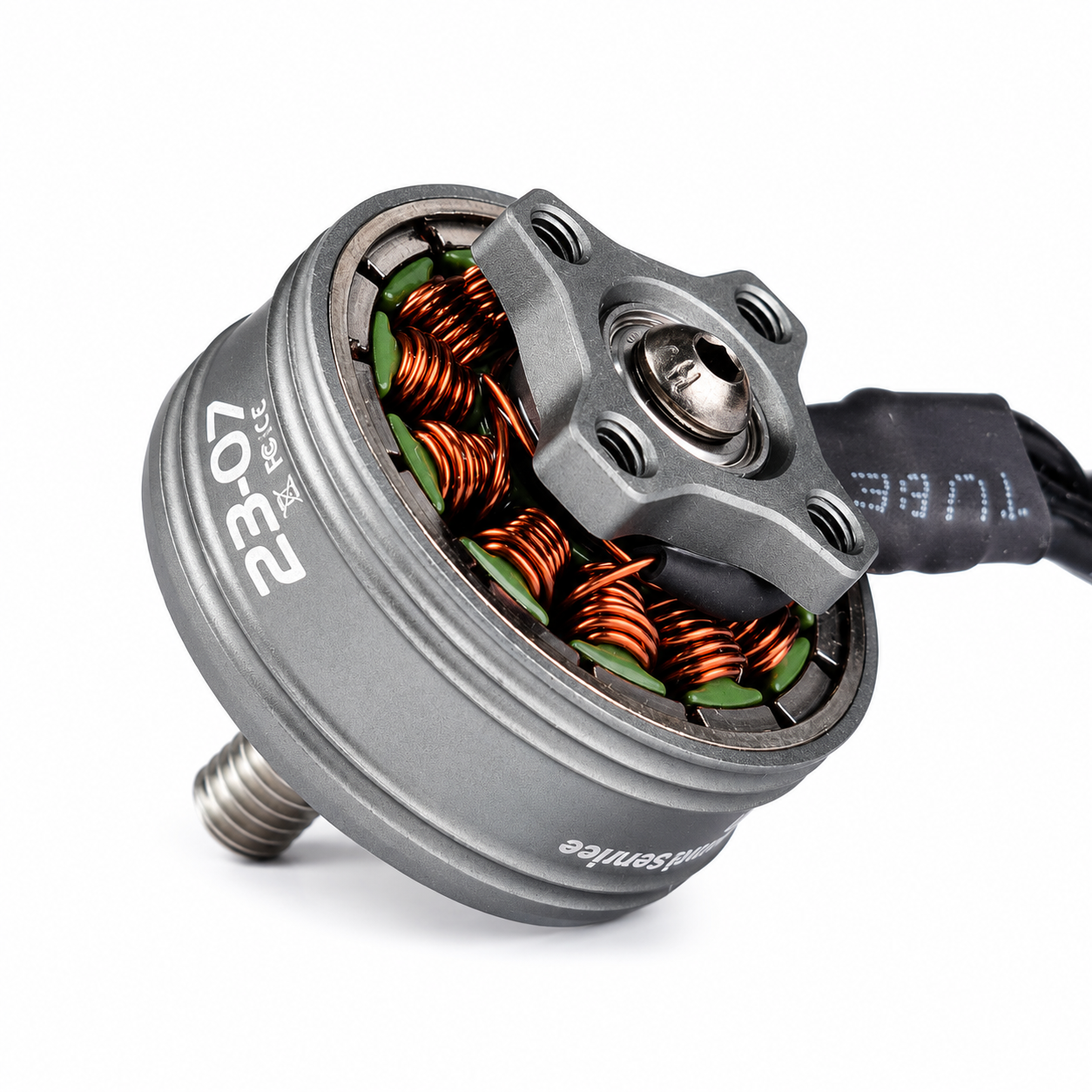 Angled view of PXRC Fierce 2307 1980KV FPV Motor