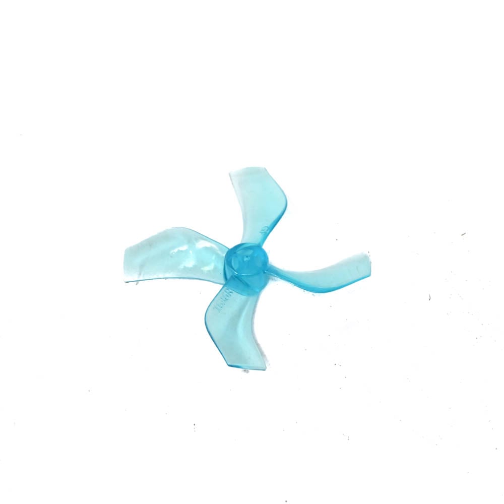 Orange HD 40mm 1636 PC 4 Blade 1mm Propellers 4CW+4CCW- Clear Blue (Single Hole)