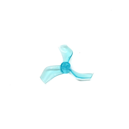 Orange HD 40mm 1635 PC 3 Blade 1.5mm Propellers 4CW+4CCW- Clear Blue (Single Hole)