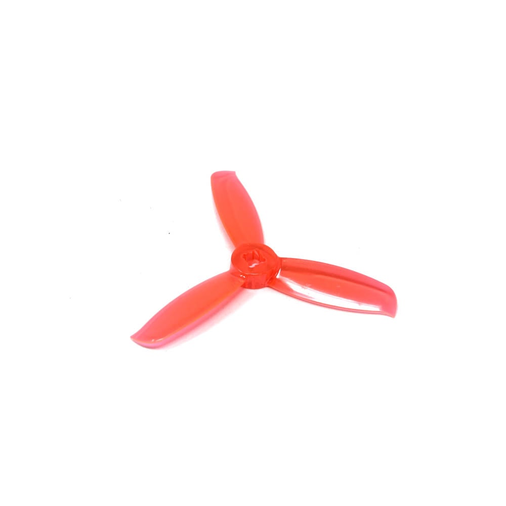 Orange HD 3028 WinDancer PC 3 Blade 1.5mm&M5 Propellers 2CW+2CCW – Clear Red