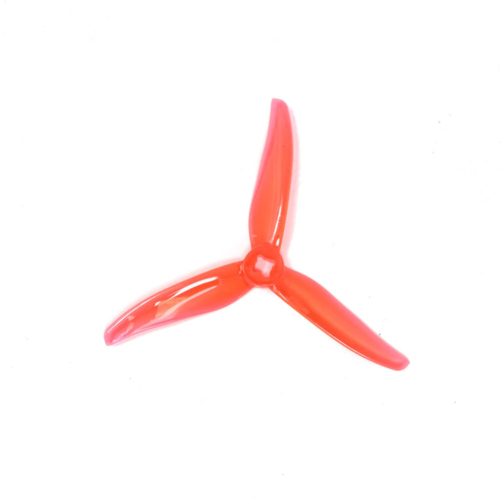 Orange HD 4023 Hurricane PC 3 Blade 1.5mm&M5 Propellers 2CW+2CCW – Clear Red