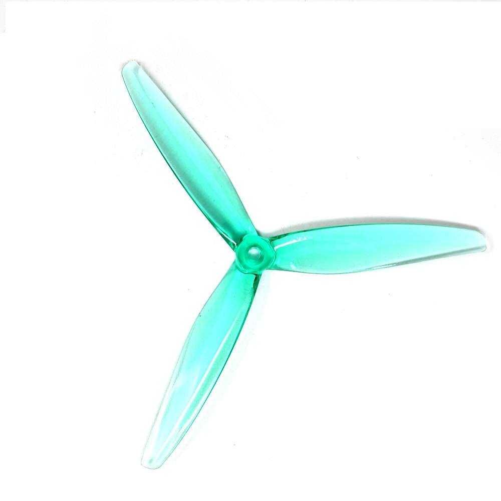 Orange HD 7050 Hurricane PC 3 Blade Propellers 2CW+2CCW – Clear Green