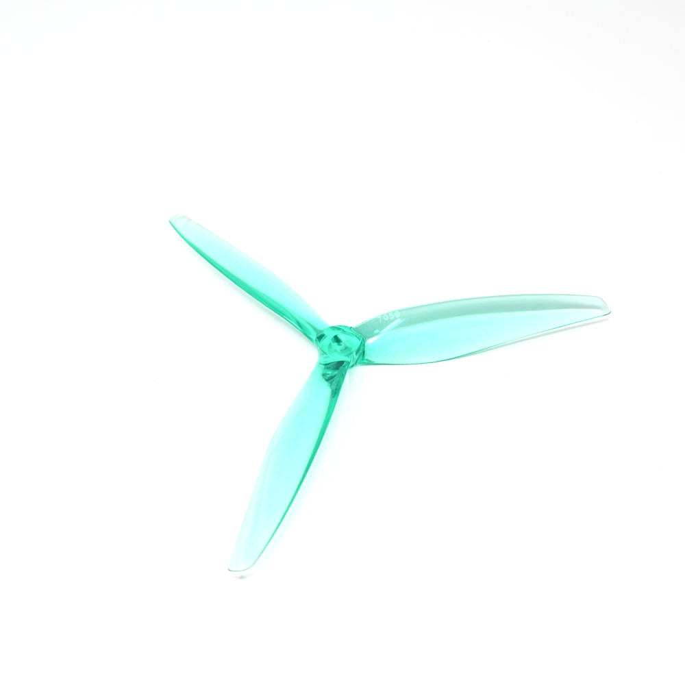 Orange HD 7050 Hurricane PC 3 Blade Propellers 2CW+2CCW – Clear Green