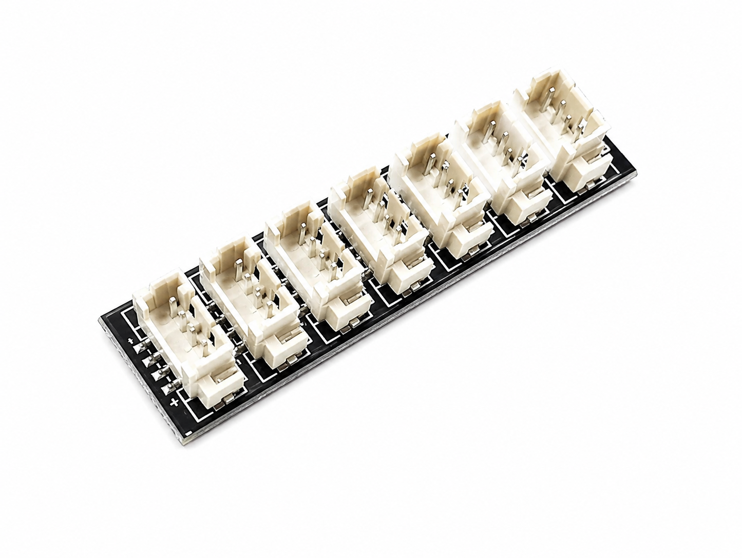 Angled view of Radiolink 7P I2C Expansion Board for PIXHAWK and CrossFlight flight controllers
