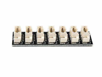 Front view of Radiolink 7P I2C Expansion Board compatible with PIXHAWK and CrossFlight
