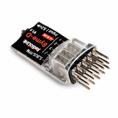 Angled view of Radiolink Byme-D FC flight controller
