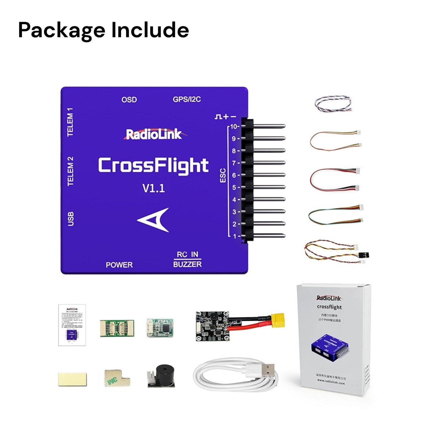 Radiolink CrossFlight flight controller specifications and features