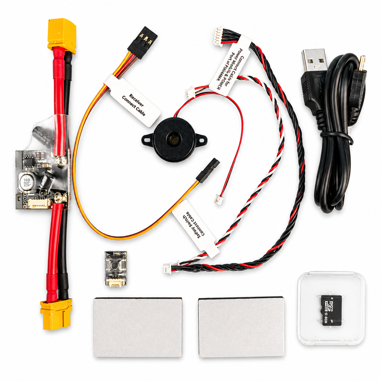 Radiolink Pixhawk flight controller package contents and accessories