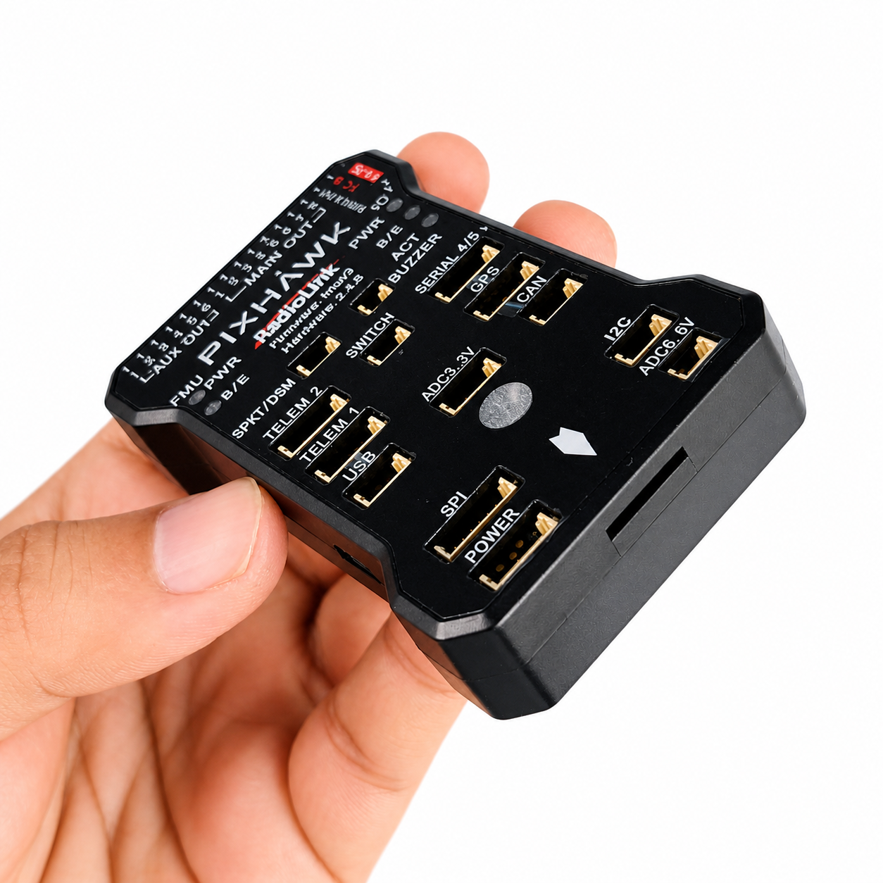Top view of Radiolink Pixhawk flight controller board