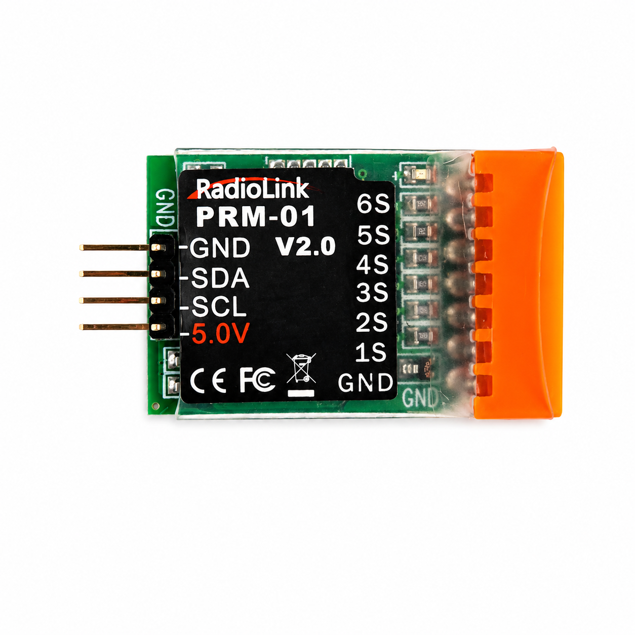 Radiolink PRM-01 telemetry module for real-time voltage monitoring