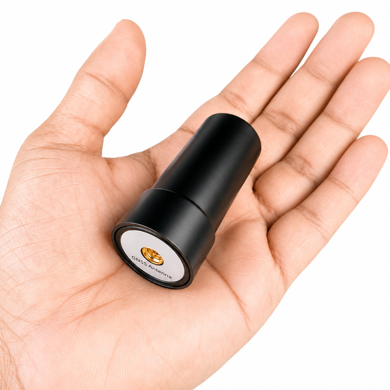Radiolink RTK F9P receiver module shown in hand