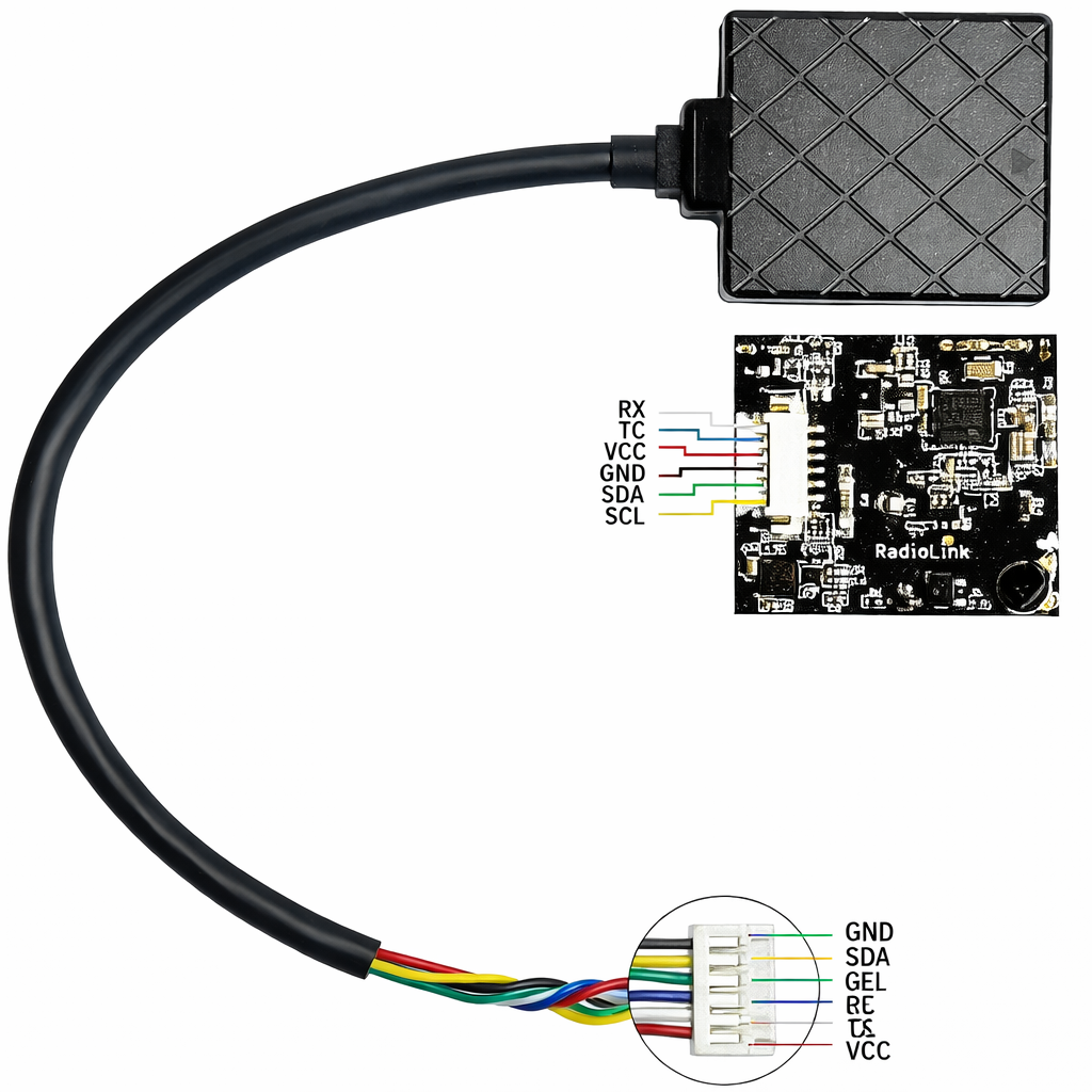 Radiolink TS100 Mini GPS antenna and positioning module