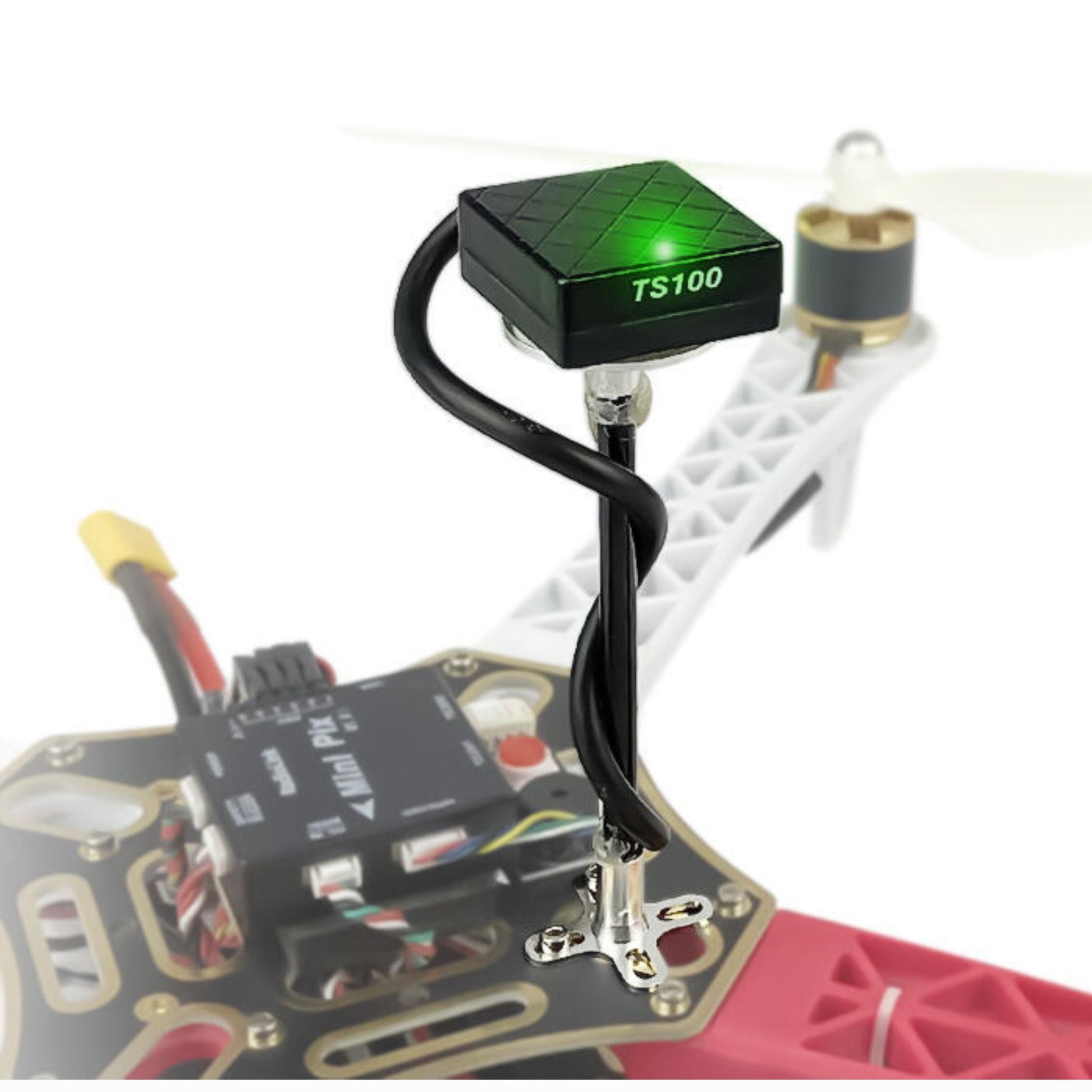 Radiolink TS100 Mini GPS connected to drone flight controller