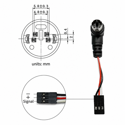 Radiolink wireless trainer system dimensions and specifications