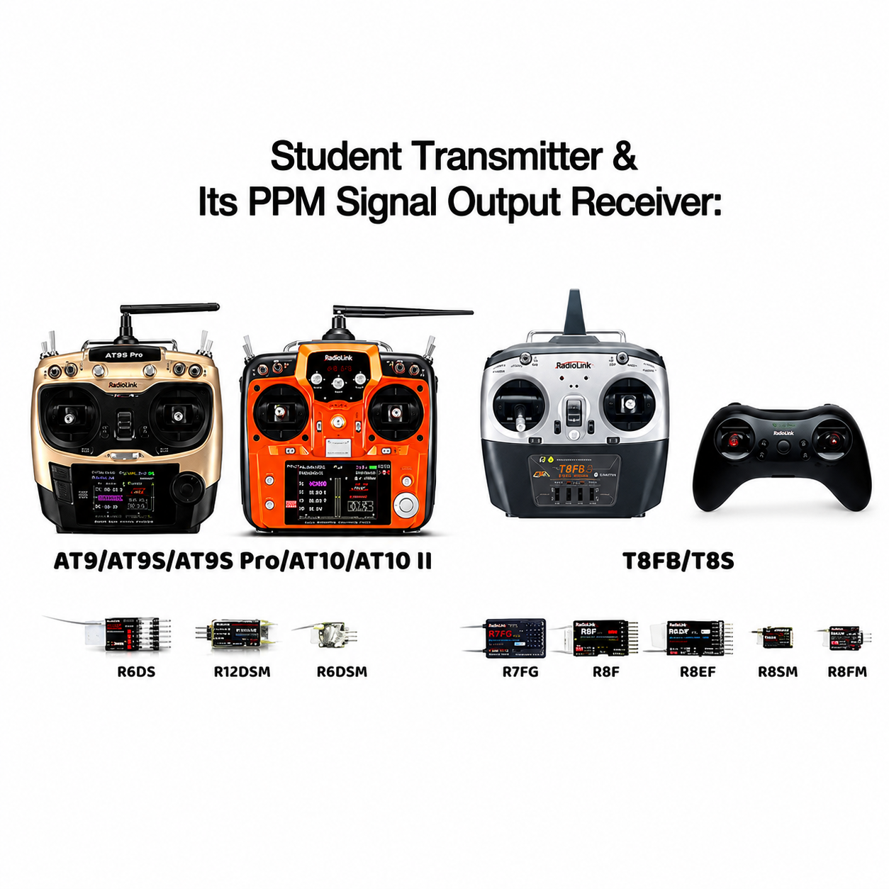 Radiolink wireless trainer system trainer and student mode function