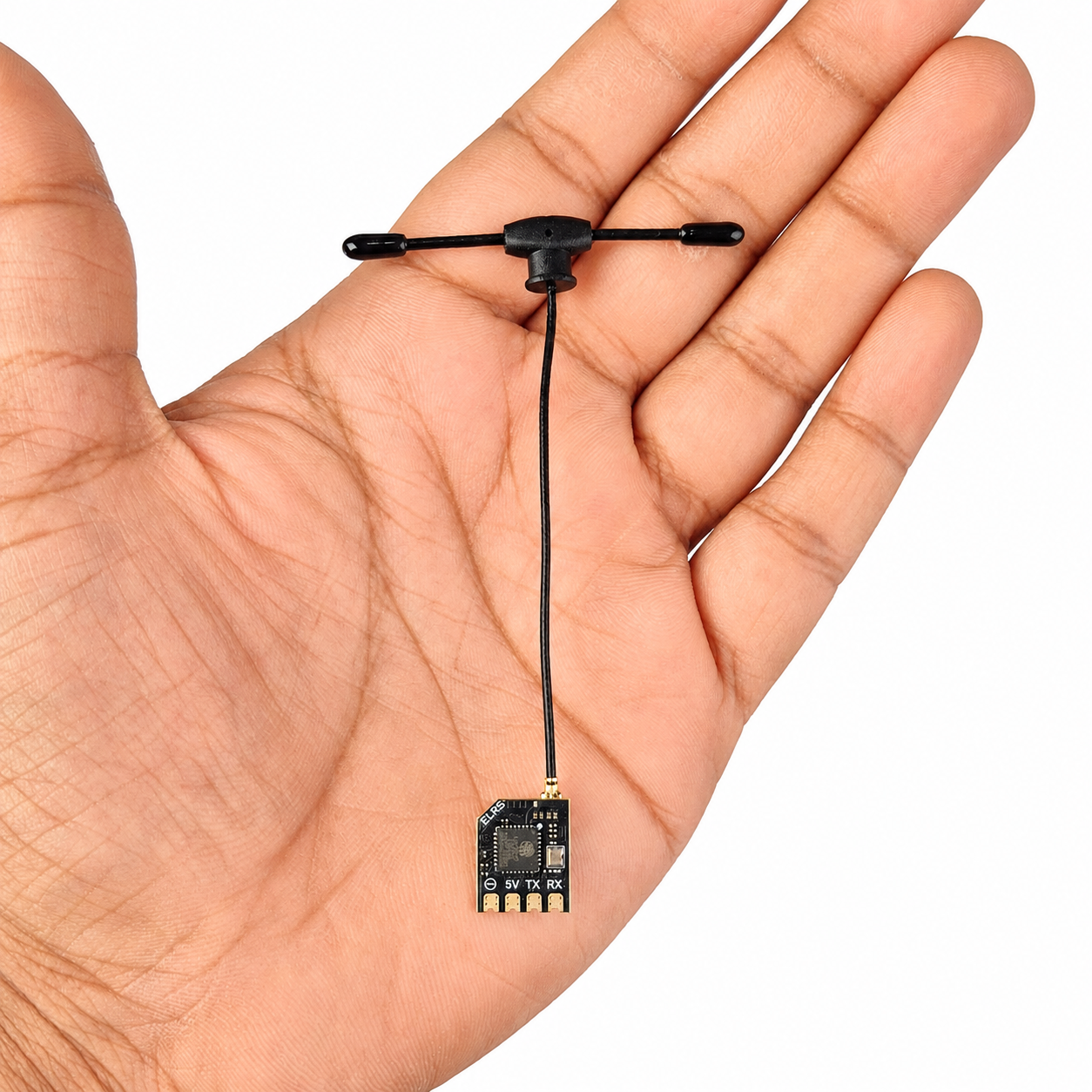 RadioMaster RP1 V2 Nano Receiver Size Comparison in Hand