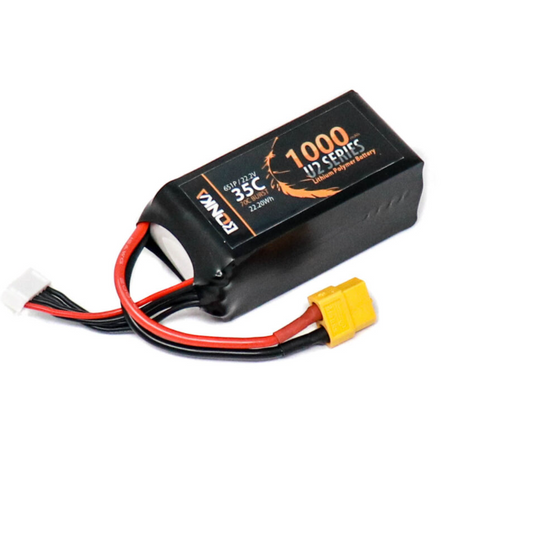 22.2V 1000mAh 6S 35C Lithium Polymer Battery Pack (Brand Bonka)