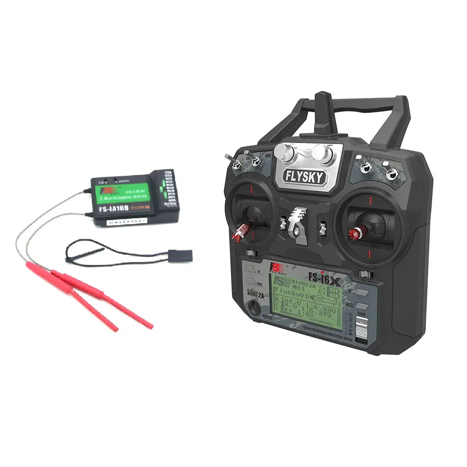 Flysky FS-i6X 2.4GHz 6CH AFHDS 2A RC Transmitter With FS-iA10B 2.4GHz 10CH Receiver Hi Tech xyz