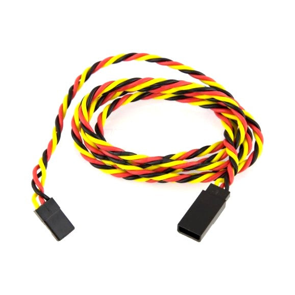 SafeConnect Twisted 60CM 22AWG Servo Lead Extension (JR) Cable.