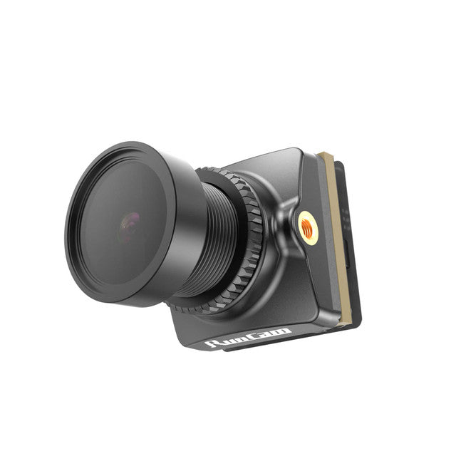 Angled view of RunCam Phoenix 2 Nite analog FPV camera