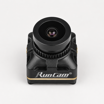 Front view of RunCam Robin 3 1200TVL analog FPV camera for racing drones