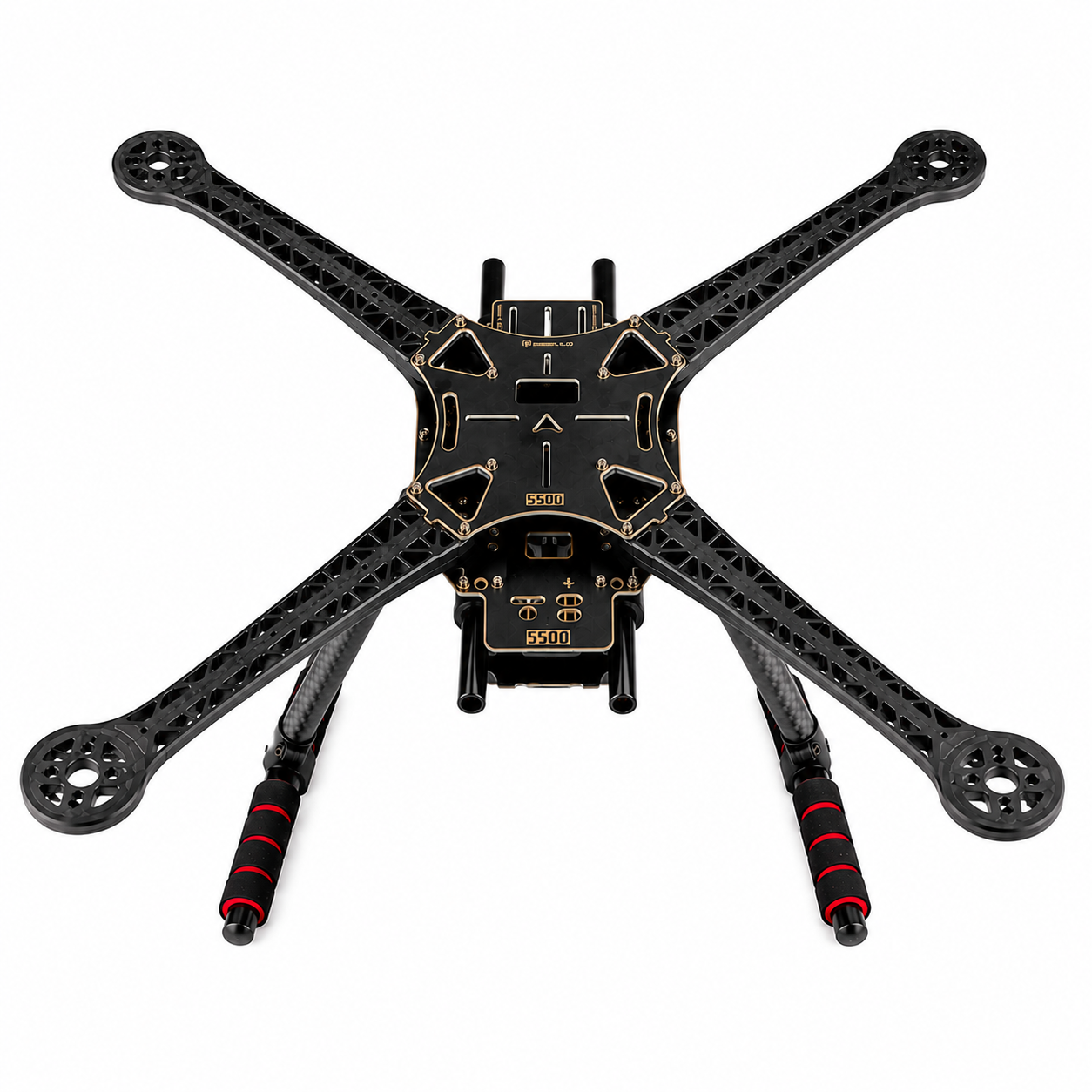 S500 drone frame bottom view