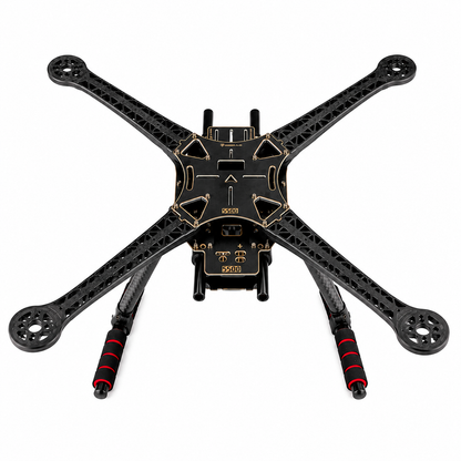 S500 drone frame bottom view