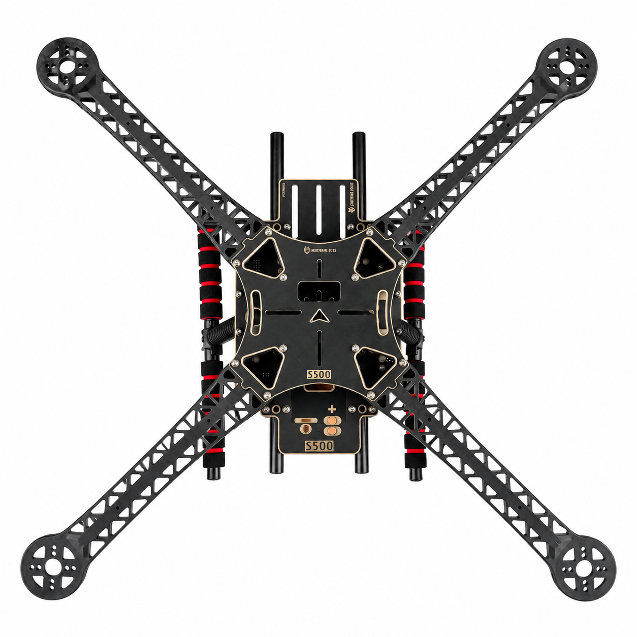 S500 drone frame kit components