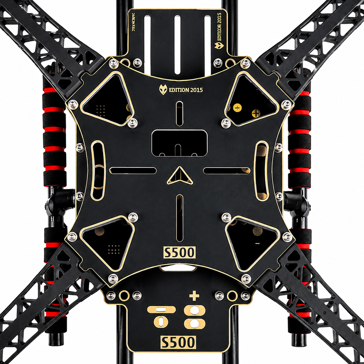 S500 drone frame with landing gear