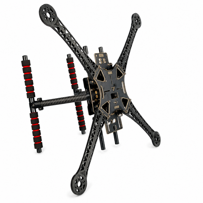 S500 carbon fiber drone frame side view