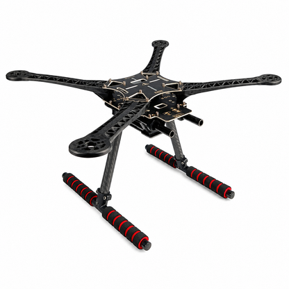 S500 quadcopter carbon fiber frame top view