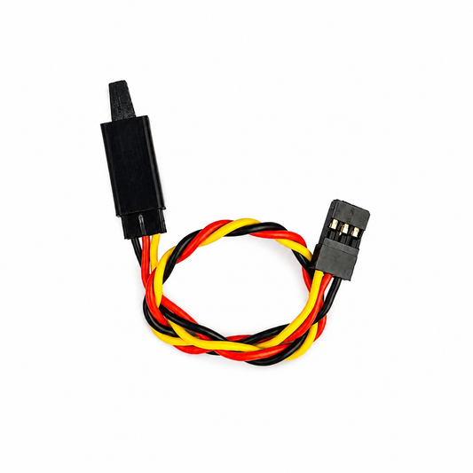 SafeConnect 15CM 22AWG JR Servo Lead Extension Cable with self-locking hook