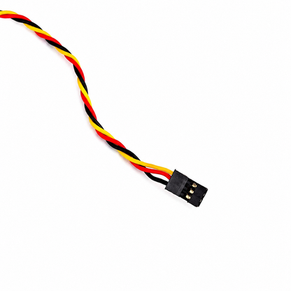 Side view of SafeConnect 15CM 22AWG servo extension cable