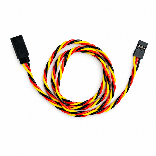 SafeConnect 60CM 22AWG Twisted JR Servo Lead Extension Cable