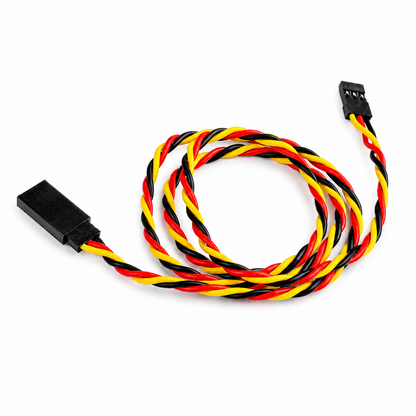 Coiled 60CM JR servo extension cable