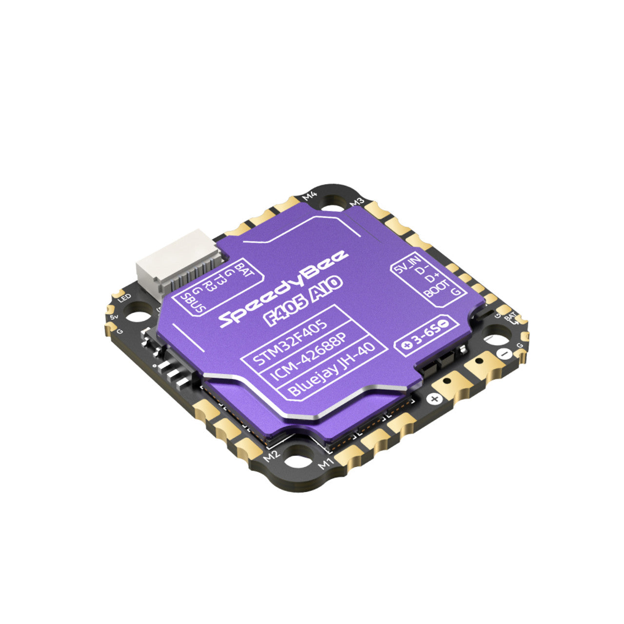 SpeedyBee F405 AIO 40A Bluejay 25.5x25.5 3-6S Flight Controller.