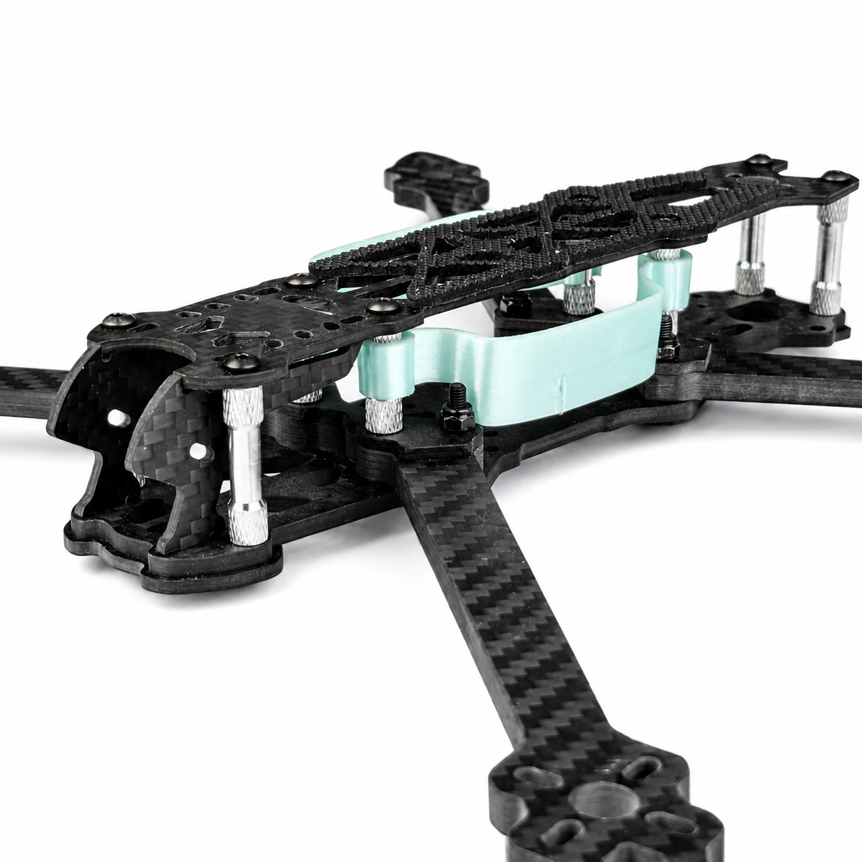 Mounted TPU Side Panel on Mark 5–8 Inch FPV Drone Frame