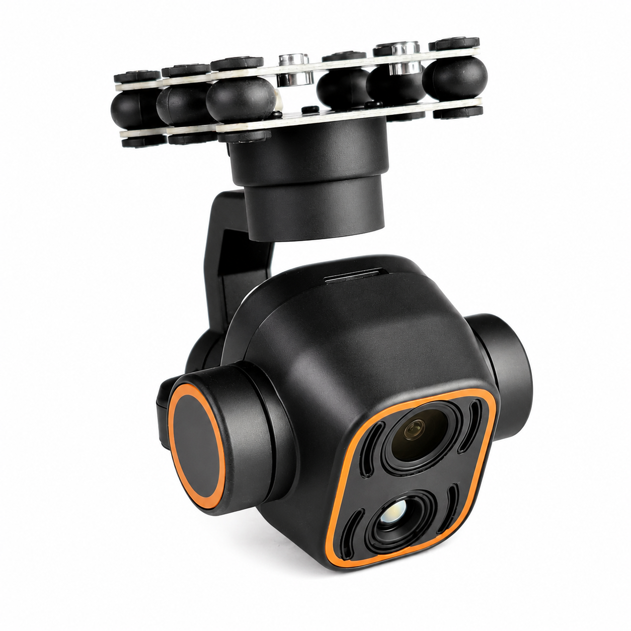 Rear View of Skydroid C12 Thermal 2K HD Camera and 3-Axis Gimbal System