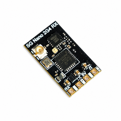 Front side PCB view of Skyguy 2.4G ExpressLRS receiver