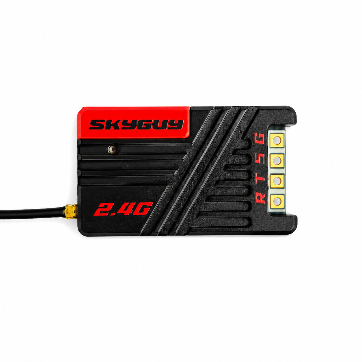 Top view of SkyGuy Max 2.4GHz ELRS receiver module
