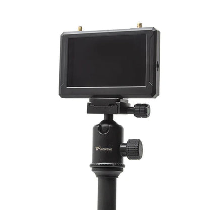 SKYZONE M5 FPV monitor mounted on tripod stand