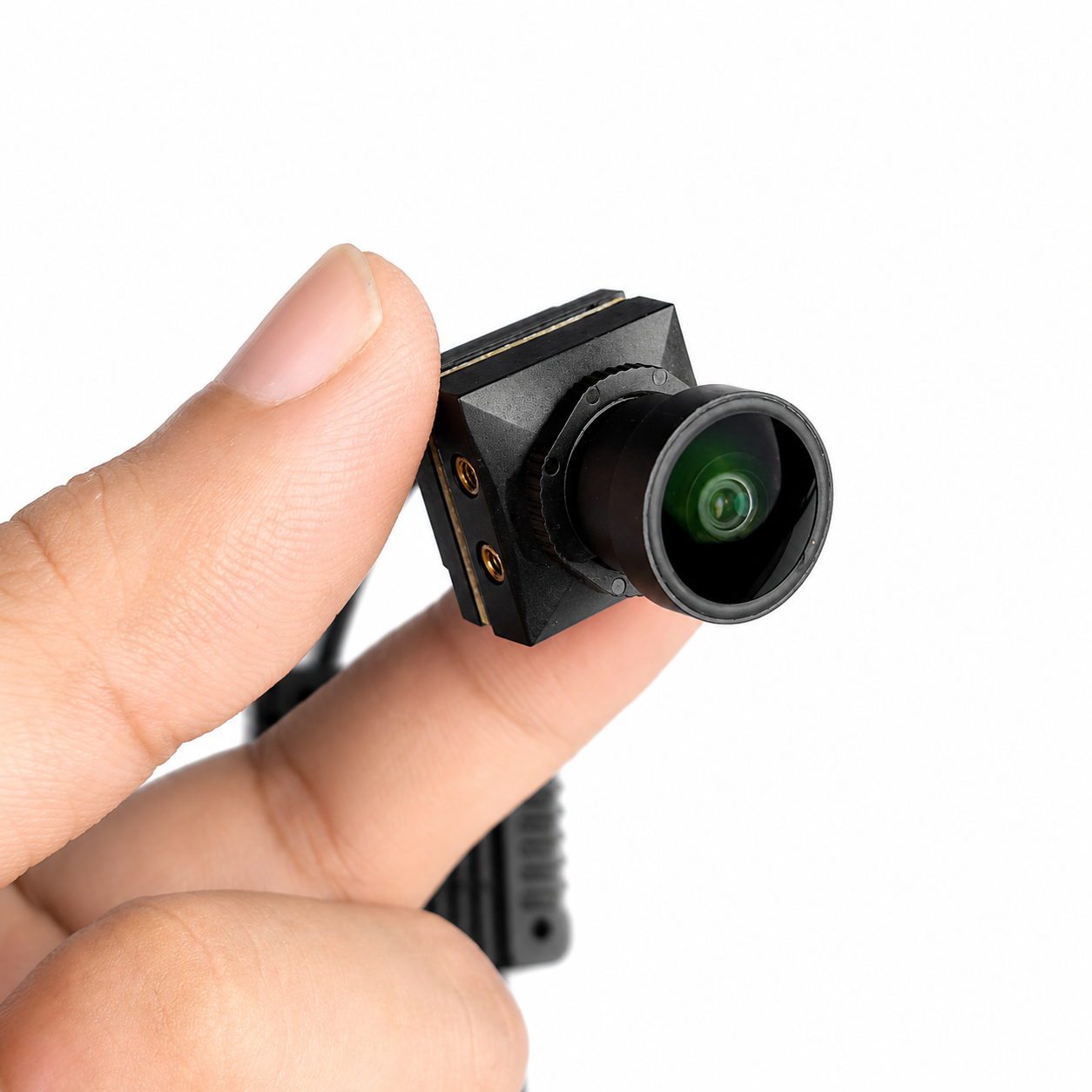 Close up of SKYZONE S1 PRO Basalt FPV camera