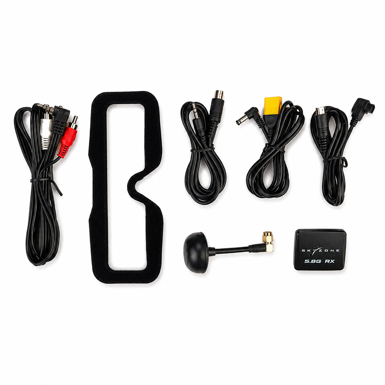 Skyzone SKY020 FPV goggles accessories and cables