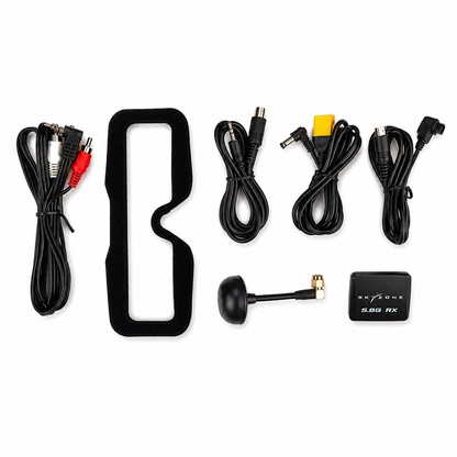 Skyzone SKY020 FPV goggles accessories and cables