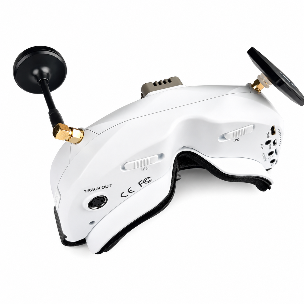 Front view of Skyzone SKY020 OLED FPV goggles