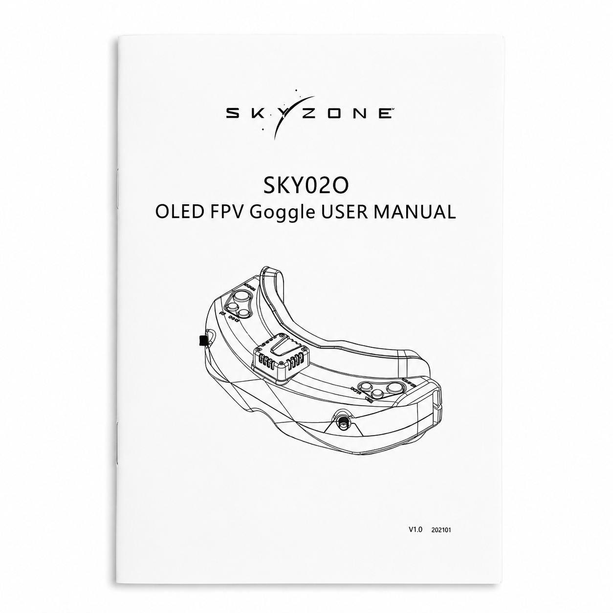 Skyzone SKY020 OLED FPV goggles instruction manual