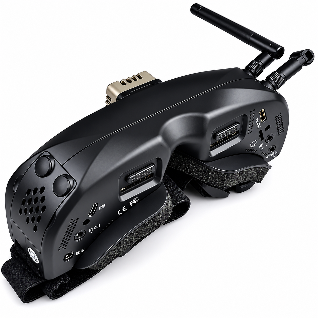 Side view of SKYZONE SKY040 PRO FPV goggles