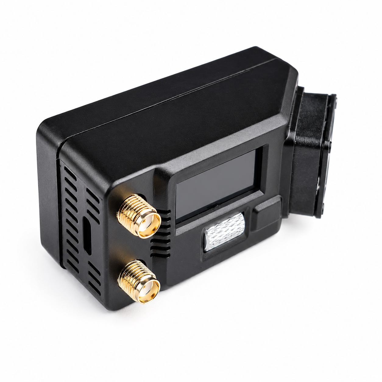 SKYZONE SteadyView X receiver module shown in hand