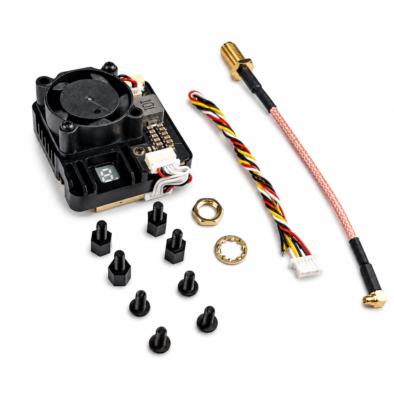 SKYZONE VT1225 VTX accessories mounting hardware and cables